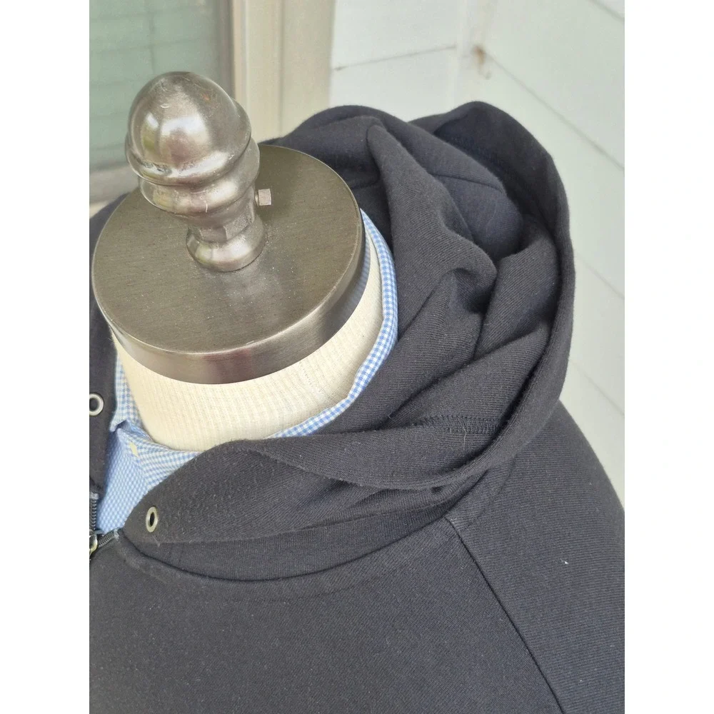 Polo‎ Ralph Lauren Mens Full Zip Hoodie Black Pony Logo Sweatshirt 4XB RARE